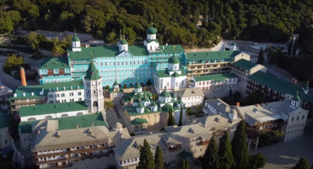 Три святителя в Пантелеймоновом монастыре
